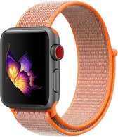 Nylon sport loop band - spicy oranje - Geschikt voor Apple Watch