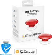 FIBARO The Button - Werkt alleen met Apple HomeKit - Scène schakelaar - Rood