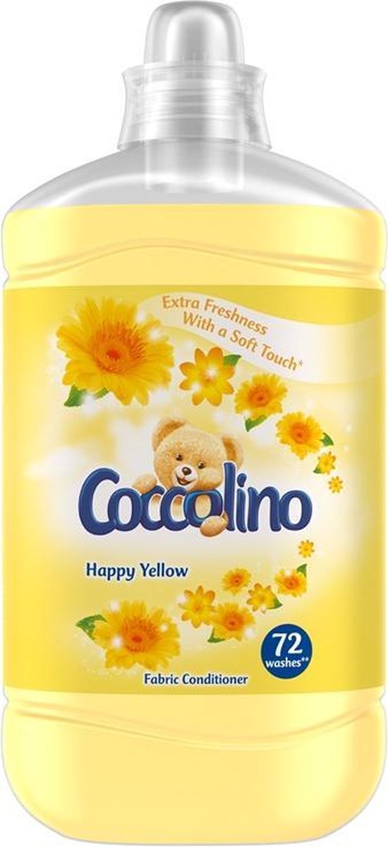 Coccolino - Happy Yellow - Wasverzachter - 72 Wasbeurten - 1800ml