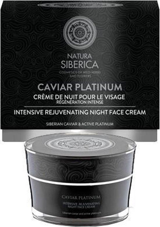 Natura Siberica Caviar Platinum Intensive rejuvenating night face cream ...