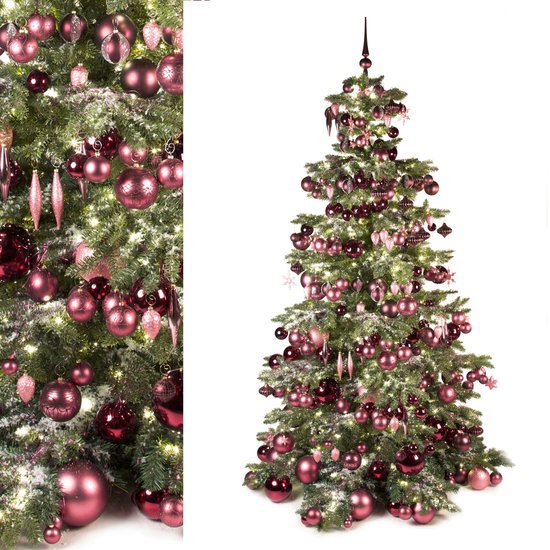 Xmasdeco - Luxe decoratie pakket van 295 ornamenten in paarse tinten voor  een ... | bol.com