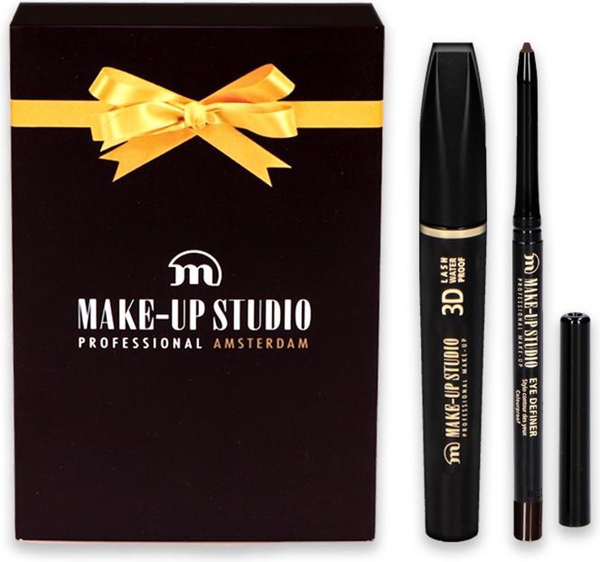 Make-up Studio Mascara Waterproof 3D Extra Black + Eye Definer Dark Brown |  bol.com