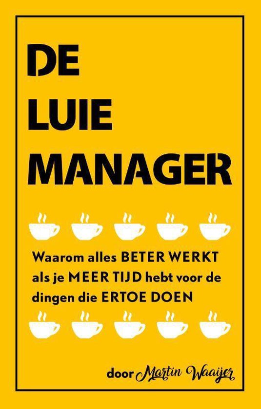 De luie manager - cover