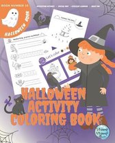 Halloween Activity Coloring Book