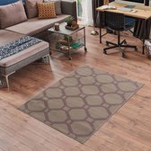 Flycarpets Florence Modern Vloerkleed - 160x230cm - Bruin/Paars Barok