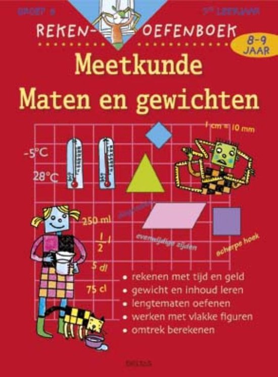 Rekenoefenboek Meetkunde, maten en gewichten, Emy Geyskens | 9789044728347  | Boeken | bol.com