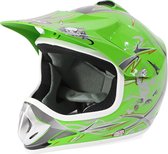 Xtreme Crosshelm / motorhelm /crossmotor | Helm voor tieners of  volwassenen  | Groen | Maat L