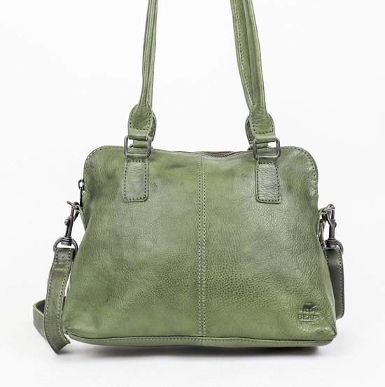 Bear Design Petra Leren Handtas / Schoudertas - Groen | bol