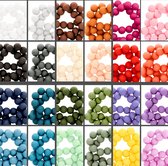 Acryl kralen - 24 kleuren - 6mm - 600 stuks