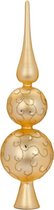 Gouden Kerstboom Piek met Gouden Decoratie - xl formaat 31 cm
