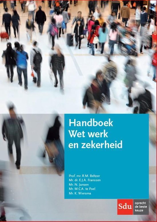 Handboek Wet werk en zekerheid - cover