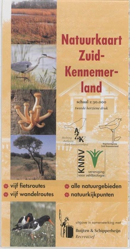 Cover van het boek 'Natuurkaart Zuid-Kennemerland dr2' van  Onbekend