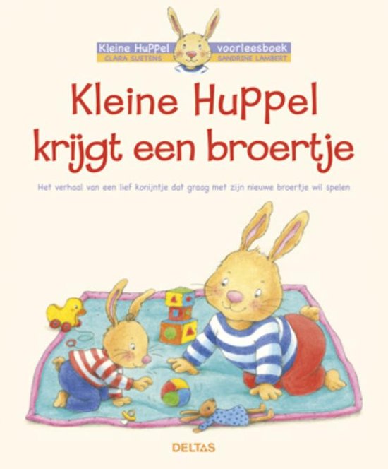 Cover van het boek 'Kleine Huppel krijgt een broertje'