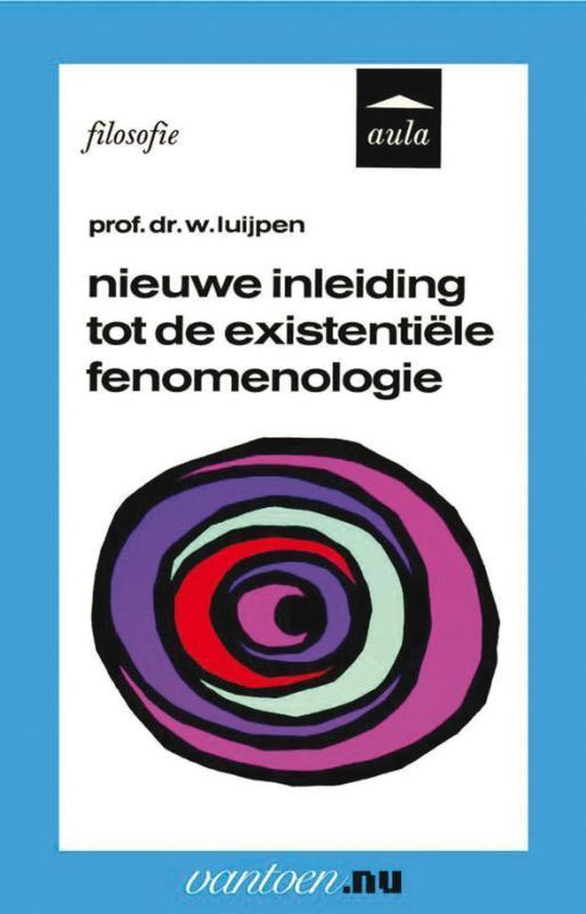 Cover van het boek 'Nieuwe inleiding tot de existentiële fenomenologie' van W. Luijpen