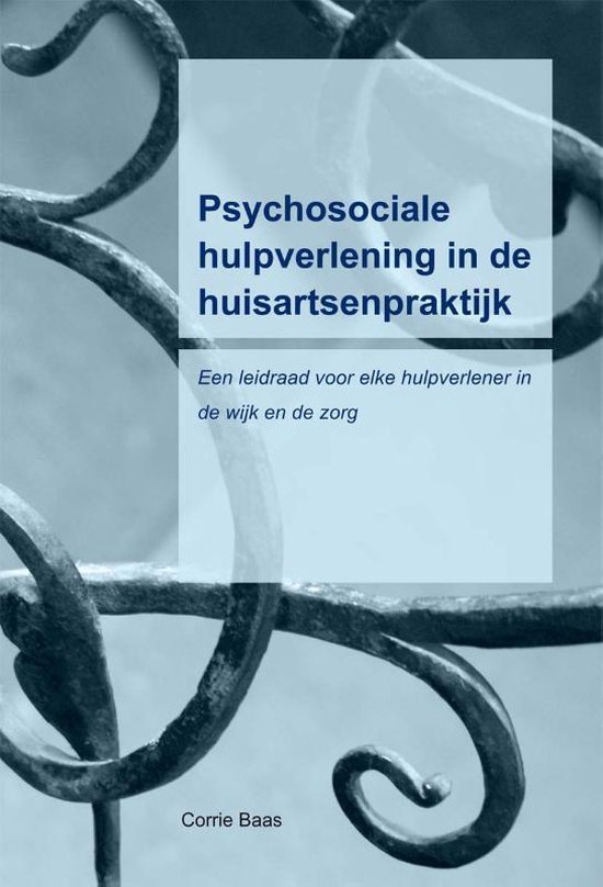 Cover van het boek 'Psychosociale hulpverlening in de huisartsenpraktijk'
