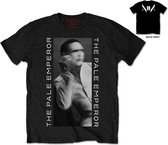 Marilyn Manson Heren Tshirt -L- The Pale Emperor Zwart
