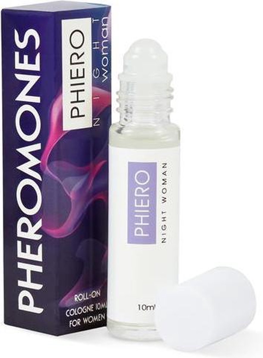 500Cosmetics Phiero Night Woman - Eau De Parfum - Met Feromonen - Roll-on Formaat - Voor Vrouwen - 10ml