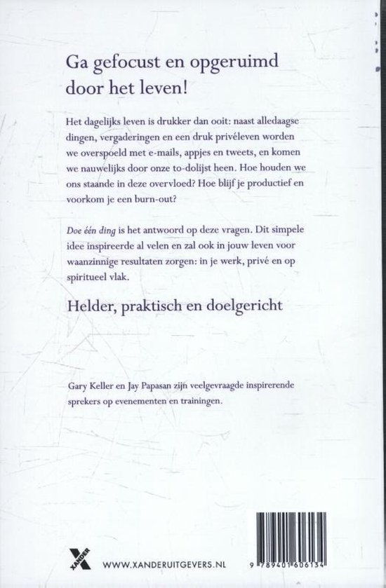 Doe één ding