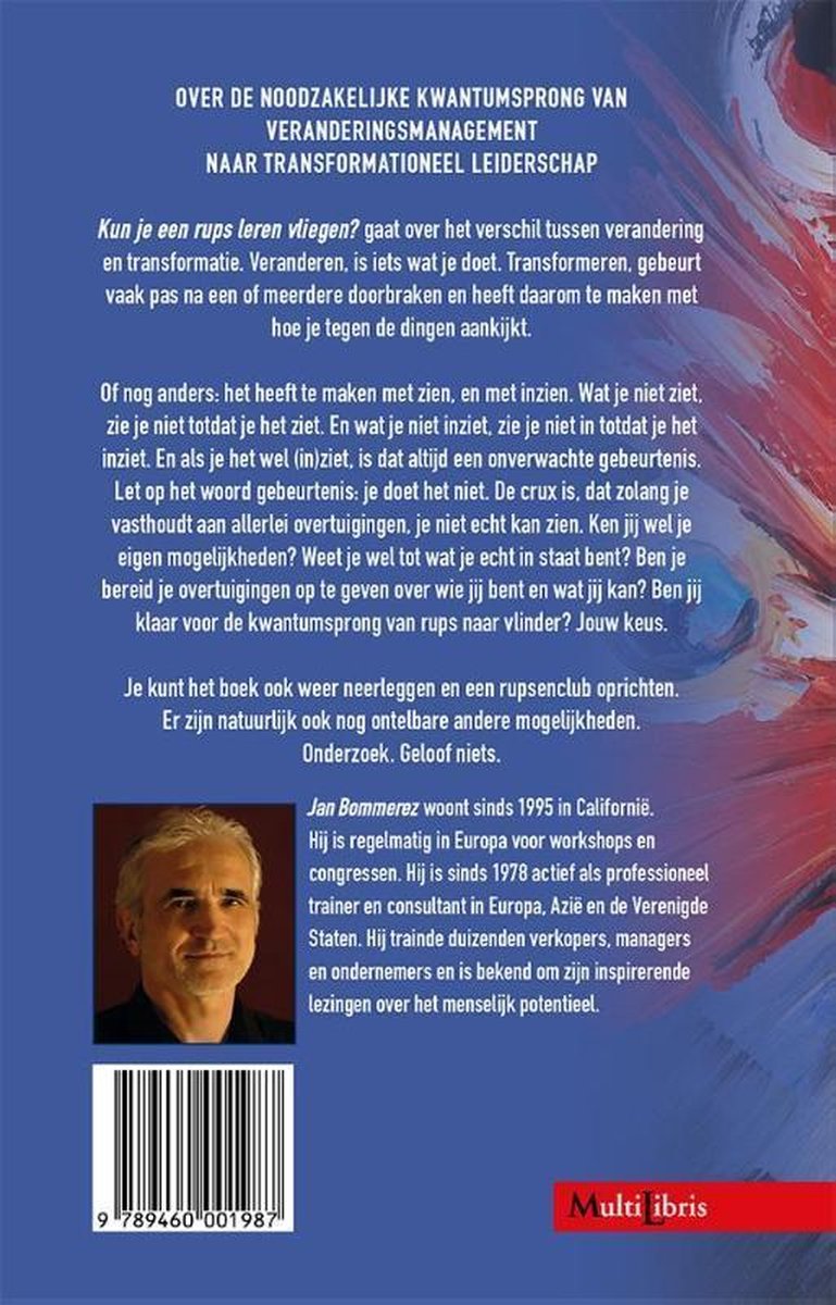 Kun je een rups leren vliegen? - back cover
