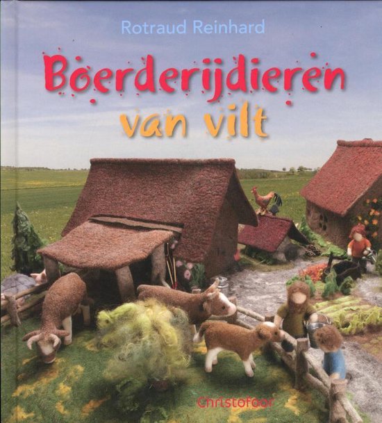 Cover van het boek 'Boederijdieren van vilt' van Rotraud Reinhard
