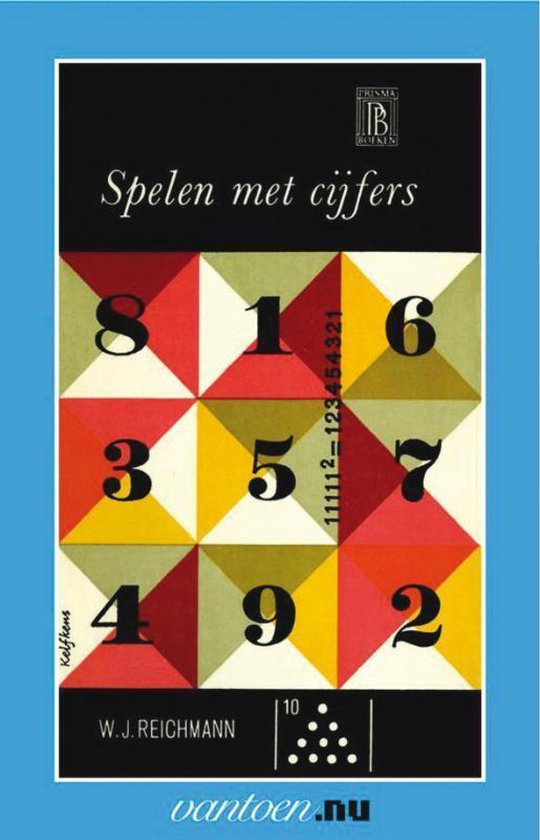 Cover van het boek 'Spelen met cijfers' van W.J. Reichmann