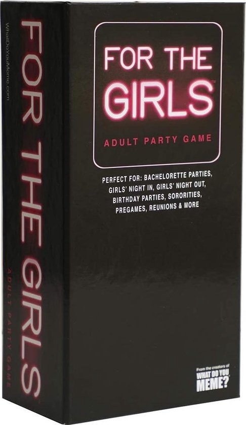 For The Girls English version - Kaartspel - Spelletjes voor Volwassenen - Partyspel