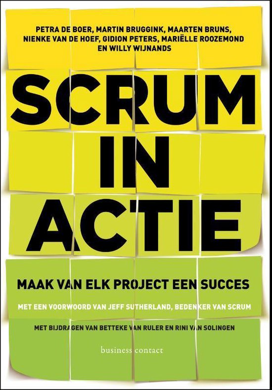 Boek cover Scrum in actie van Petra de Boer (Paperback)