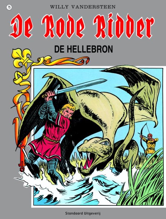 Cover van het boek 'De rode ridder / 75 De hellebron' van Willy Vandersteen