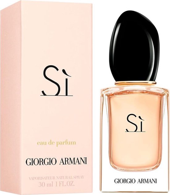 Doe voorzichtig Glad bovenstaand Giorgio Armani Sì 30 ml - Eau de Parfum - Damesparfum | bol.com