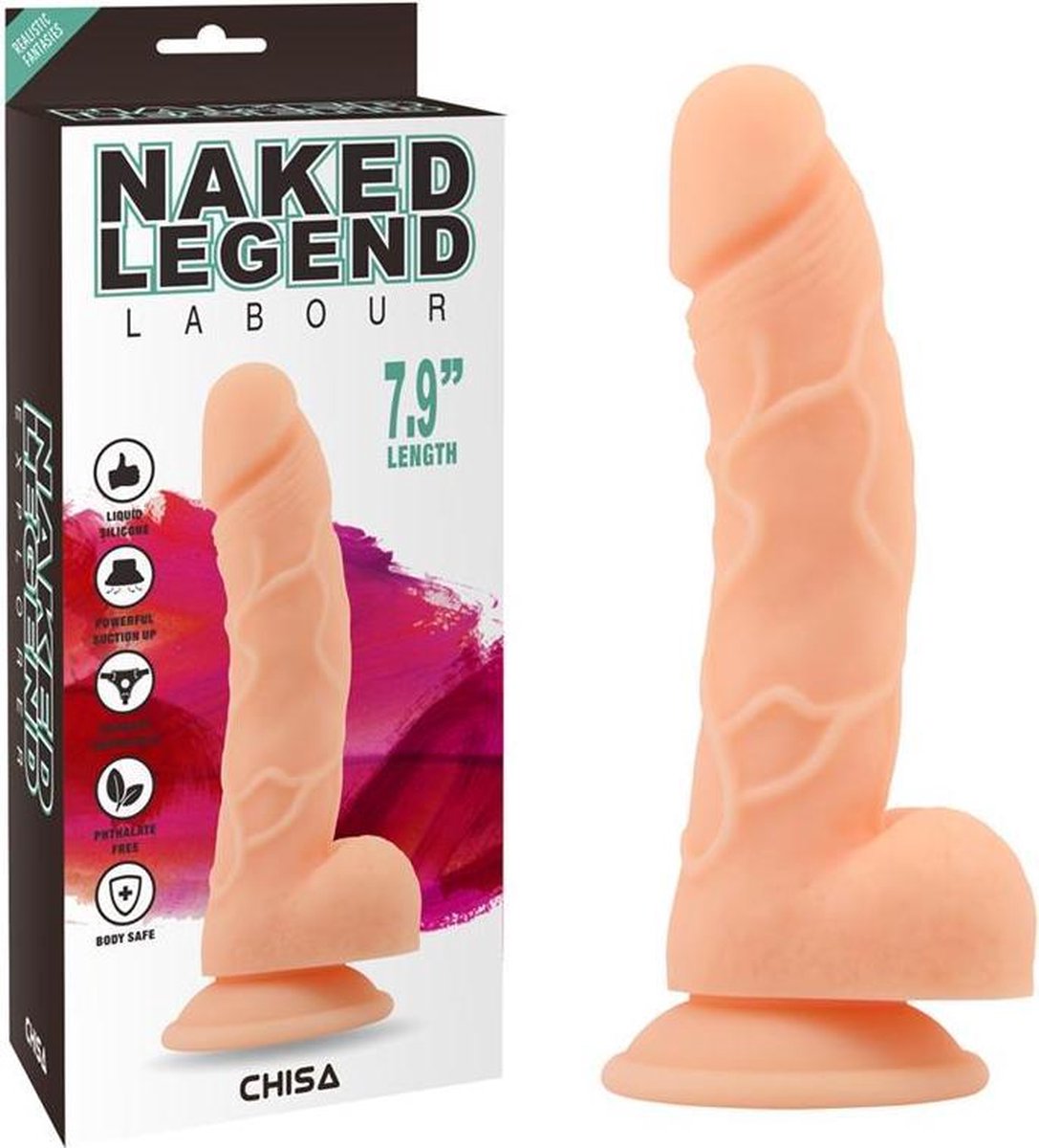 CHISA - Dildo Labour 8 Liquid Silicone Flesh
