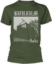 Burzum Unisex Tshirt -XL- ASKE (GREEN) Groen