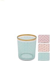 Waxinelichthouder | Glas | Retro Rood