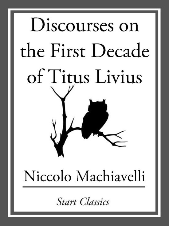 Discourses on the First Decade of Titus Livius - cover