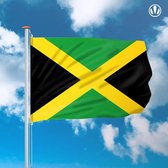 Jamaicaanse Vlag XXL Jamaica | Vlaggen 150 x 250 cm - Groot formaat