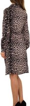 Jurk met leopard print maat S