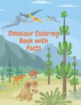 Dinosaur Coloring Book with Facts