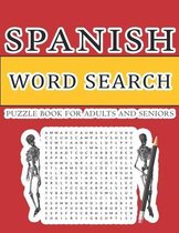 Spanish Word Search Puzzle Book For Adults and Seniors