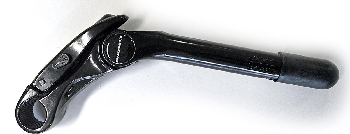 Promax verstelbare stuurpen, zwart, 180 mm, 25.4 | bol.com