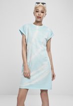 Urban Classics Korte jurk -S- Tie Dye Blauw