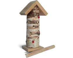 Wildlife World lieveheersbeeststammetje in berk op paal