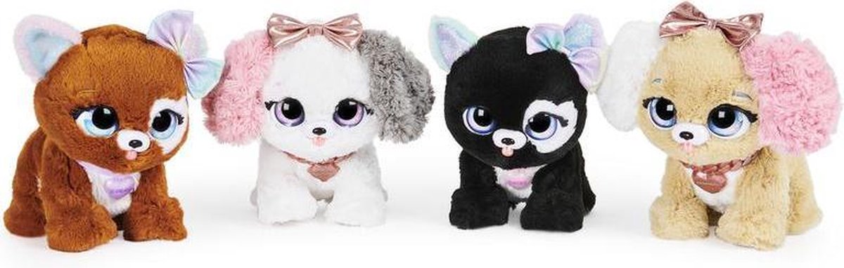 Present Pets PELUCHE INTERACTIVE FANCY PUPS – Peluche Chien Surprise à  Découvrir avec