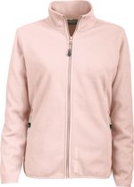 Pro-x Elements Fleecejack Britta Dames Polyester Zilver Roze Maat 38