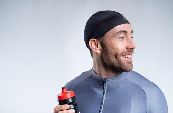 BBB Cycling Helmmuts Zomer - Fietsmuts Voor Onder Helm - 10-25 °C - Mesh Bovenstuk Voor Extra Ventilatie - Zwart - One Size - ComfortCap Helmmuts Fiets BBW-293 van BBB Cycling — afbeelding 4