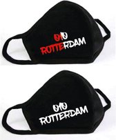 Katoenen Mondkapjes / Wasbare Mondmaskers - Rotterdam 010 + FEYENOORD