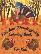Fall And Thanksgiving Coloring Book For Kids