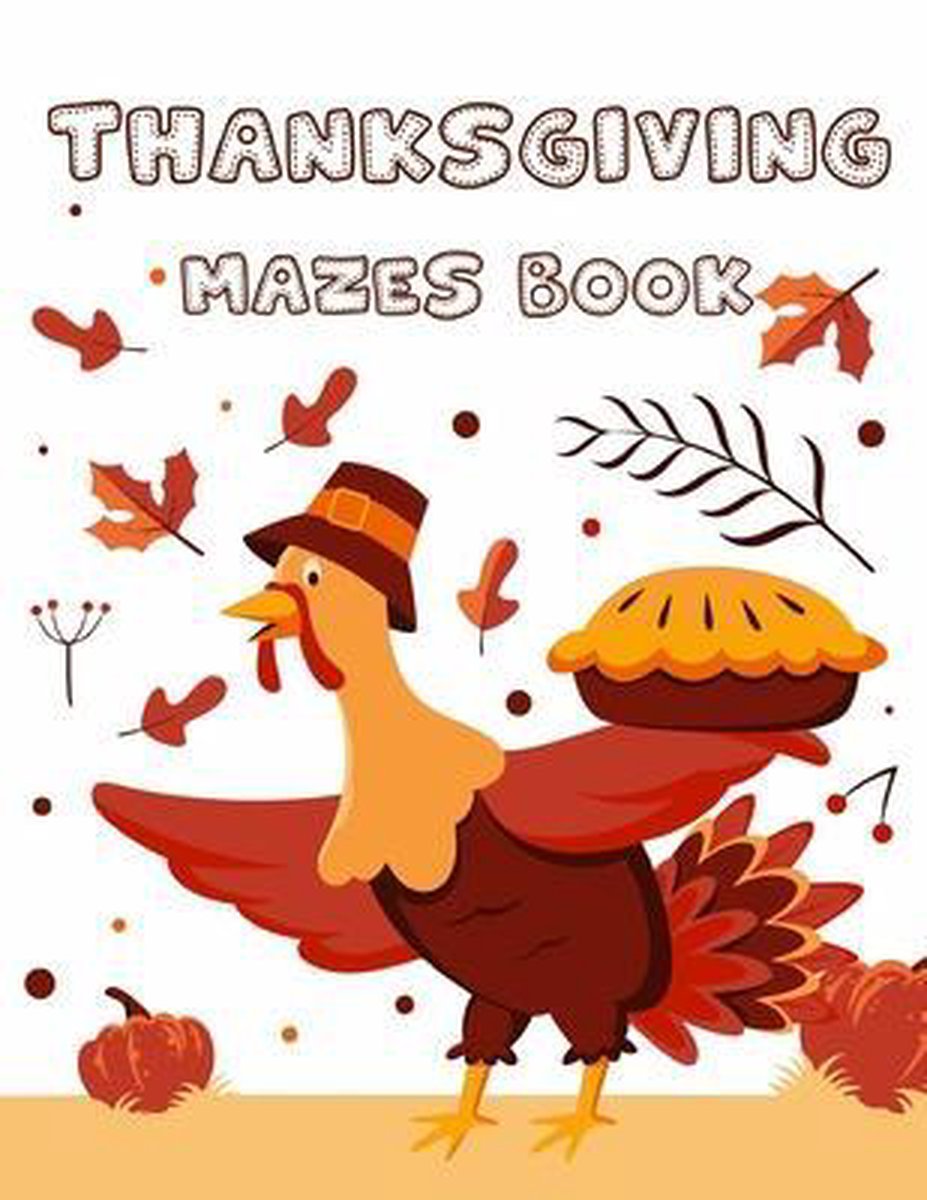 Thanksgiving Mazes Book van Maggie Drawing