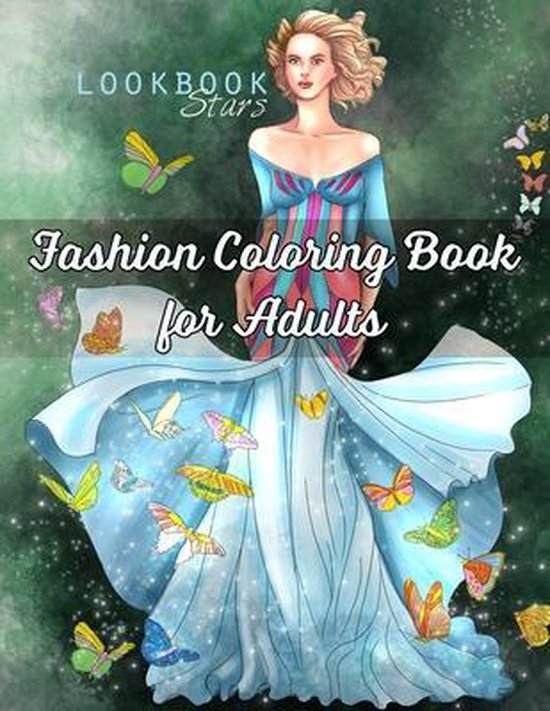 Fashion Coloring Book for Adults - cover