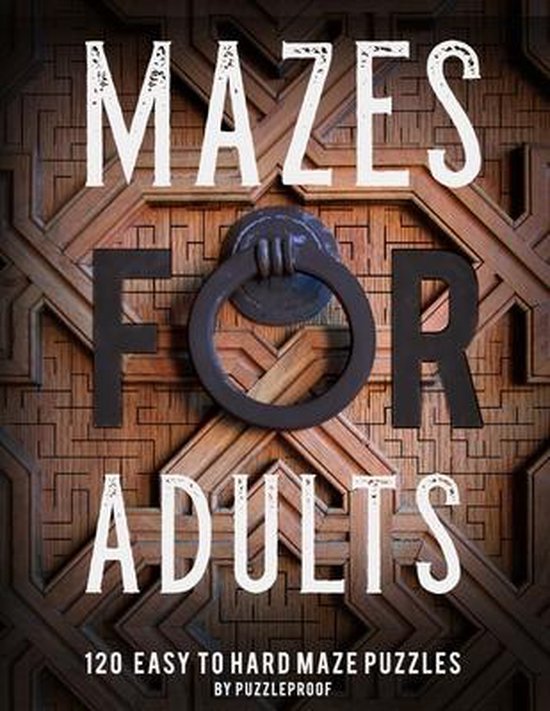 Maze Book For Adults - cover