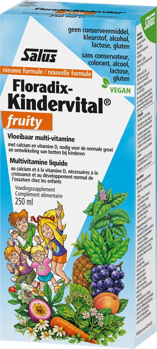 Salus Floradix-Kindervital fruity – Voor groei en ontwikkeling van bij | bol.com