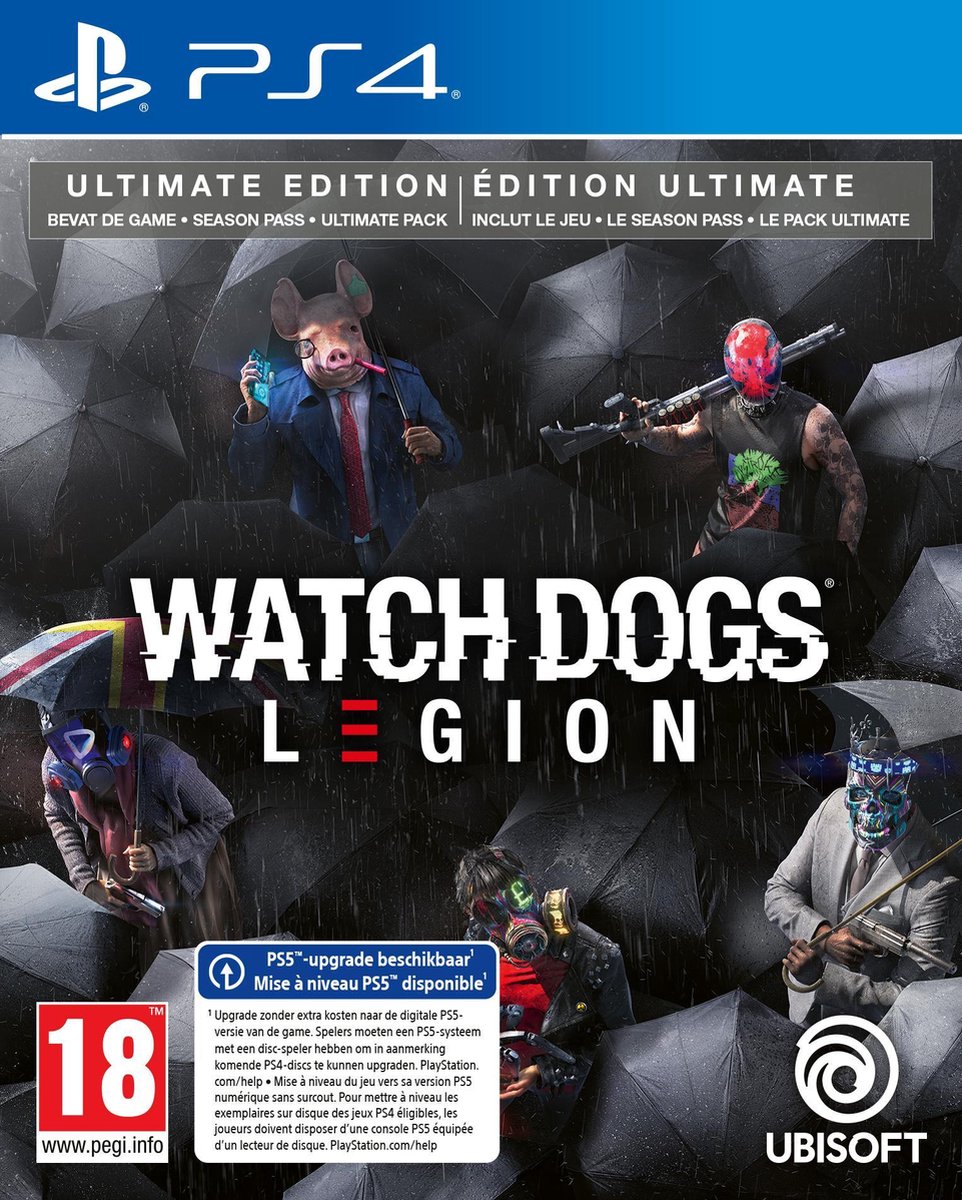 steeg Mentaliteit bevestig alstublieft Watch Dogs Legion Videogame - Ultimate Edition - Actie - PS4 | Games |  bol.com